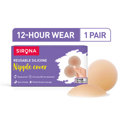 Sirona Reusable Silicone Nipple Cover for Women