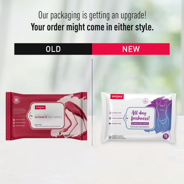 Intimate Wet Wipes (1 Pack of 10 Wipes)