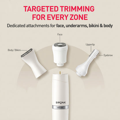 4-in-1 Face &amp; Body Trimmer for Women