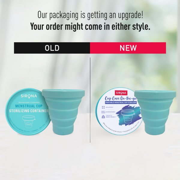 Sterilizing Container for Menstrual Cups (1 Pack of 1 Cup)