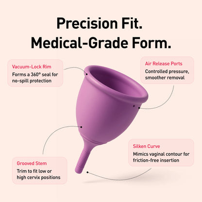 Sirona Reusable Menstrual Cup with Pouch