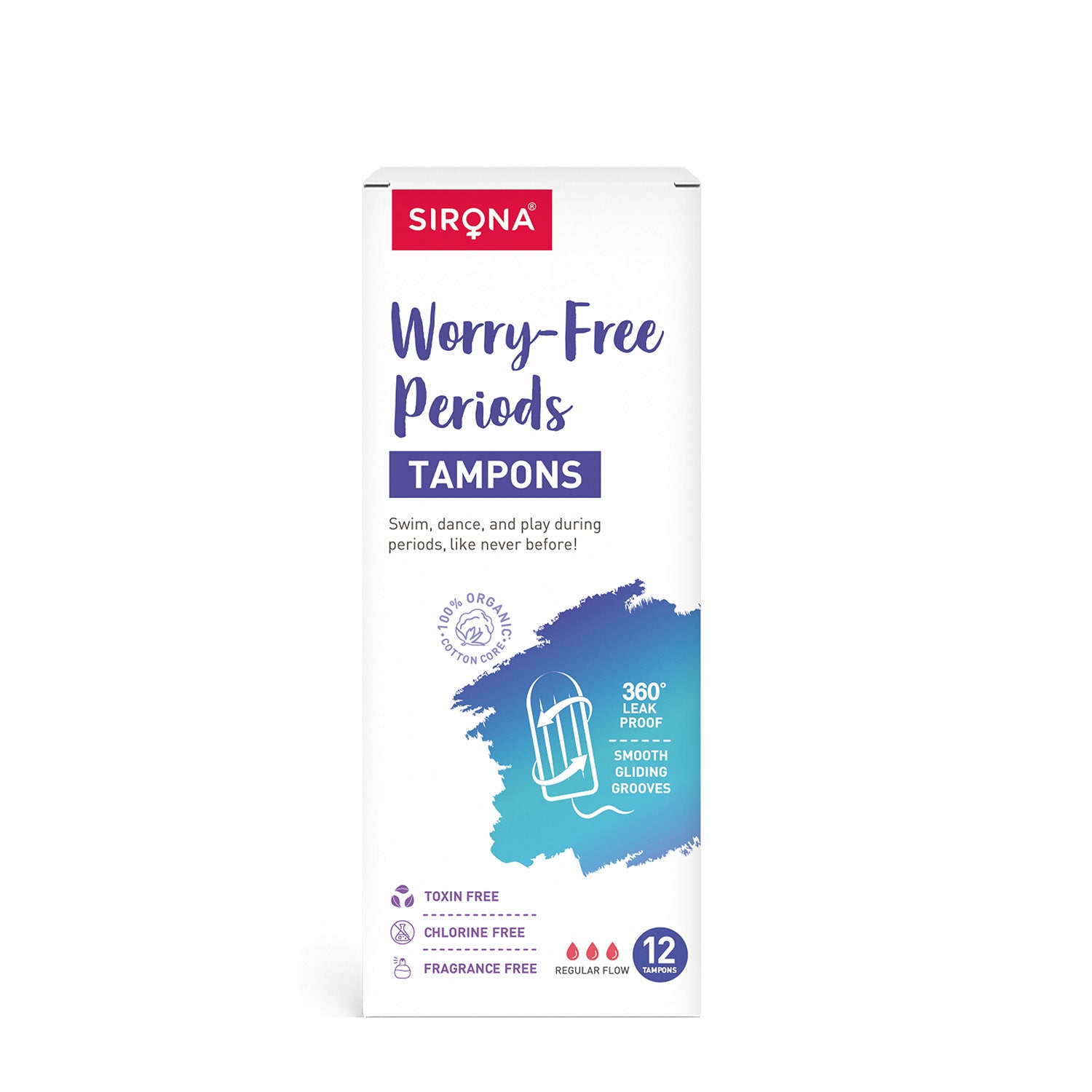 Regular Flow Tampons (Pack Of 12)
