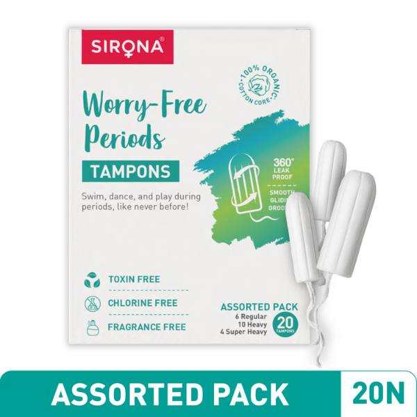 Sirona Mixed Flow Tampons (Pack of 20)