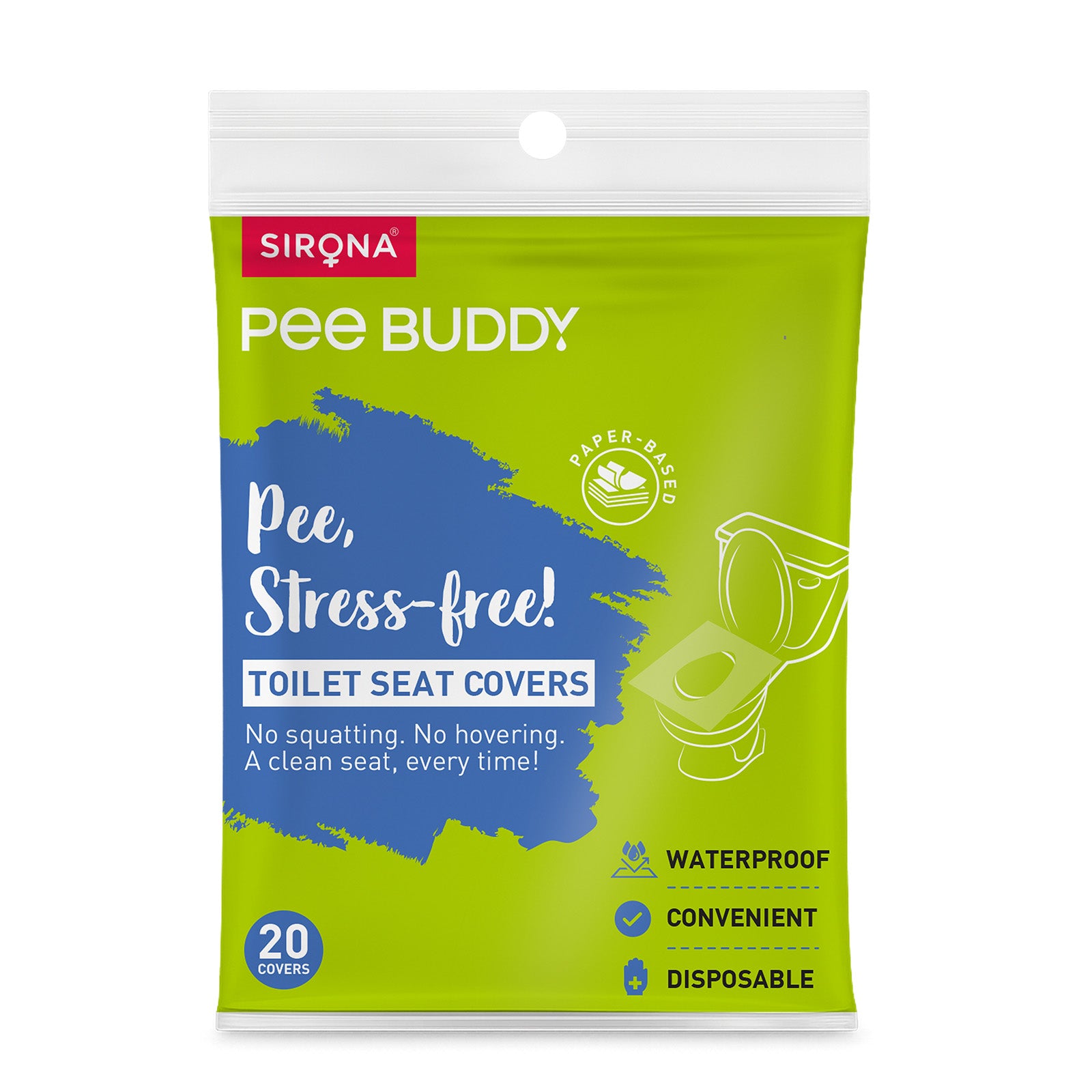 PeeBuddy Disposable Toilet Seat Covers