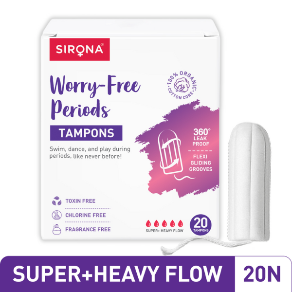 Sirona Super+ Heavy Flow Tampons