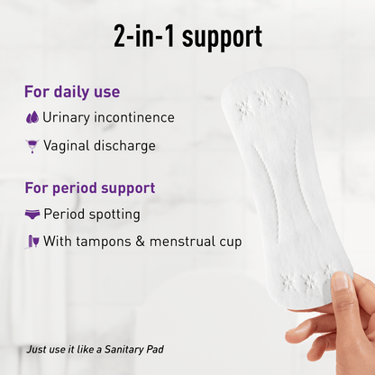 Sirona Ultra-Thin Panty Liners - Large | Panty Liner Pads for Women, Toxin Free, Leak proof, Up to 8 Hr Protection, G.O.T.S. Certified - (Pack of 60)