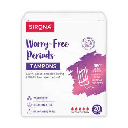 Sirona Super+ Heavy Flow Tampons