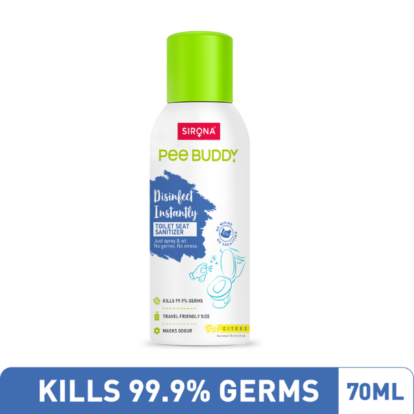 Sirona Pee Buddy toilet seat sanitizer spray bottle 