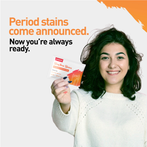 Period Stain Remover Wipes - Pack of 10