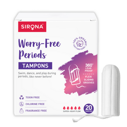 Sirona Super+ Heavy Flow Tampons