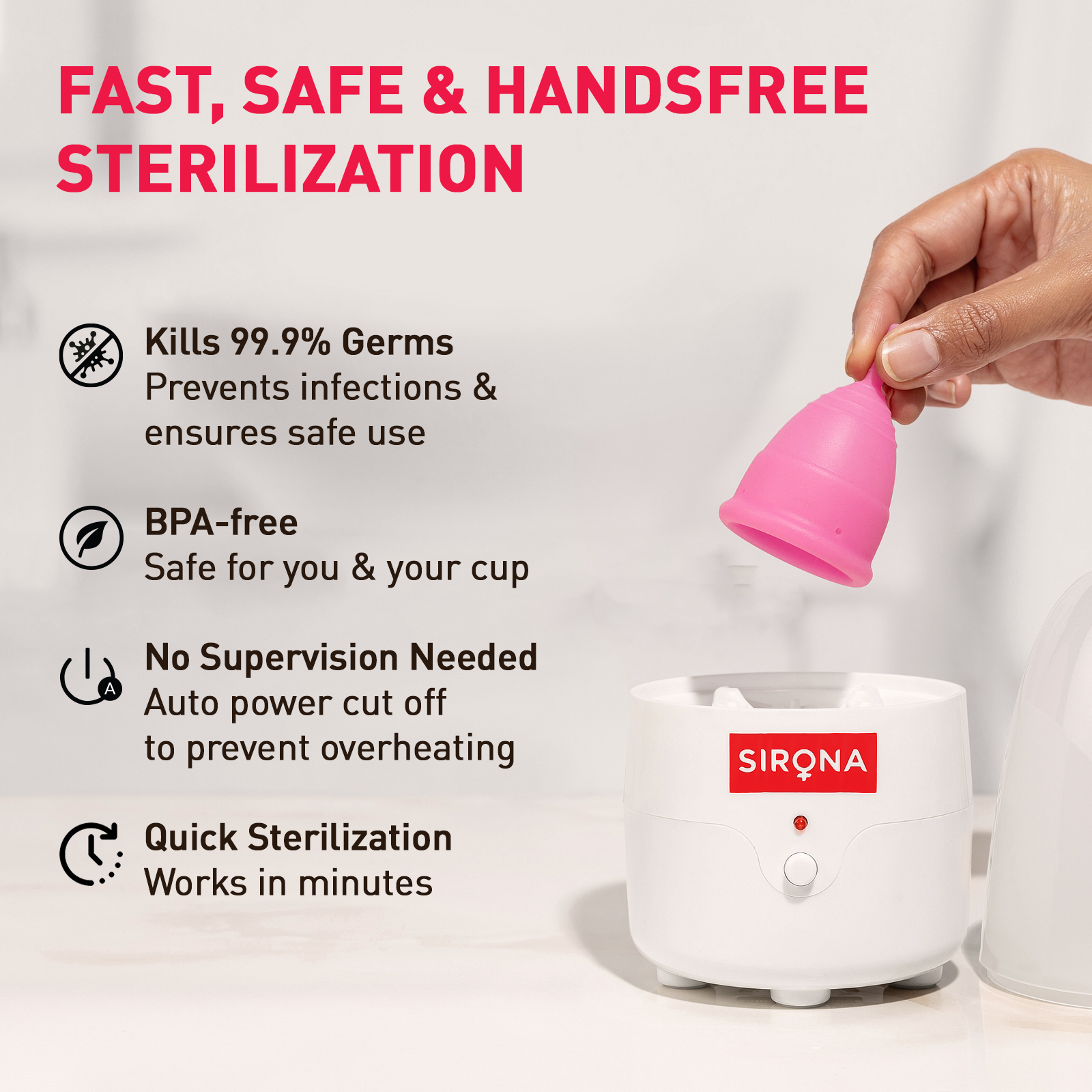Menstrual Cup Sterilizer