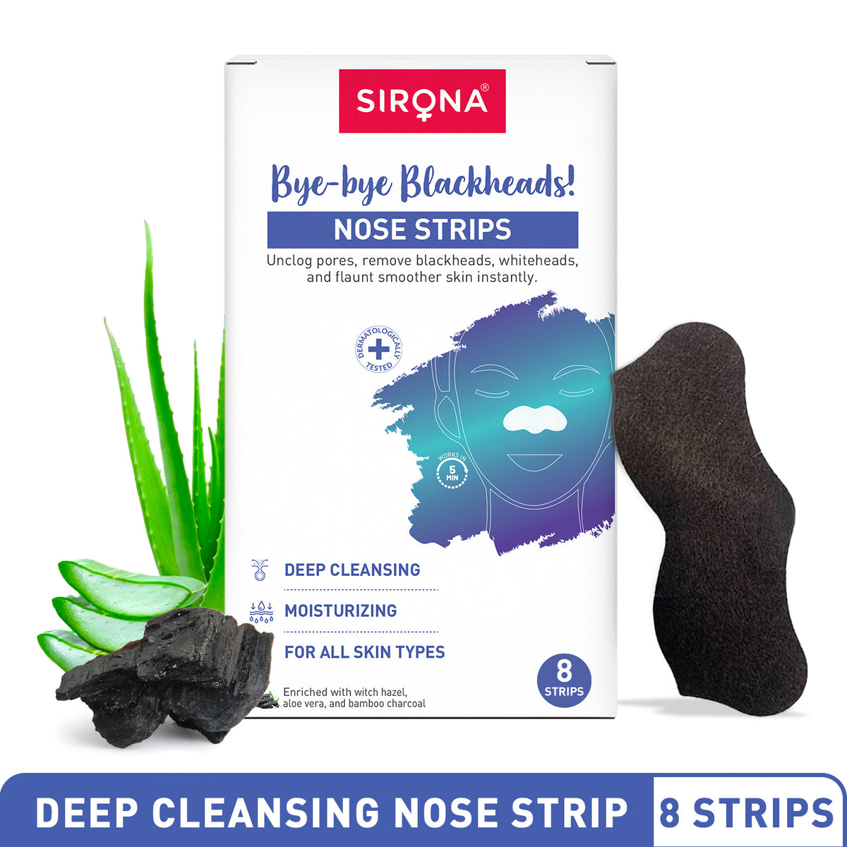 Bamboo Charcoal Nose Strips