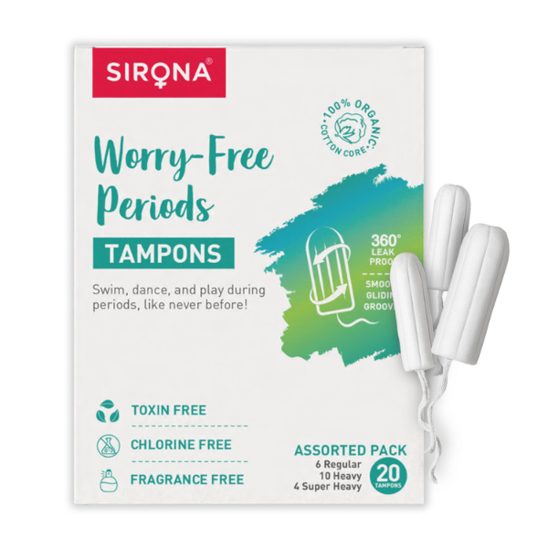 Sirona Mixed Flow Tampons (Pack of 20)
