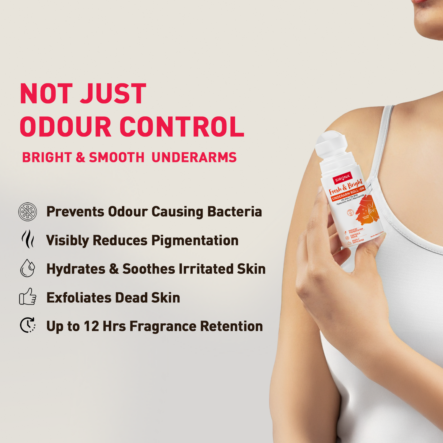 Sirona Underarm Roll-On - 50ml