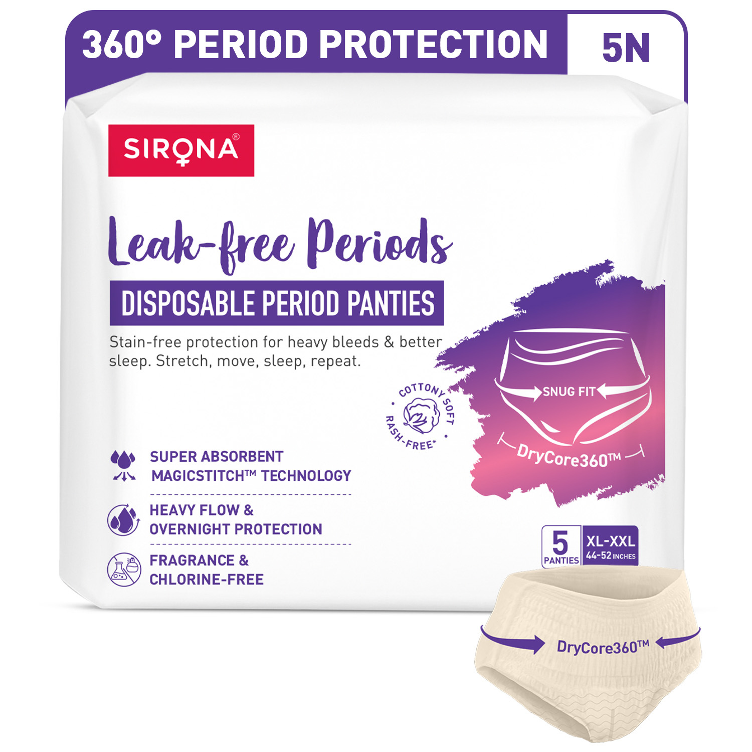 Disposable Period Panties for Women