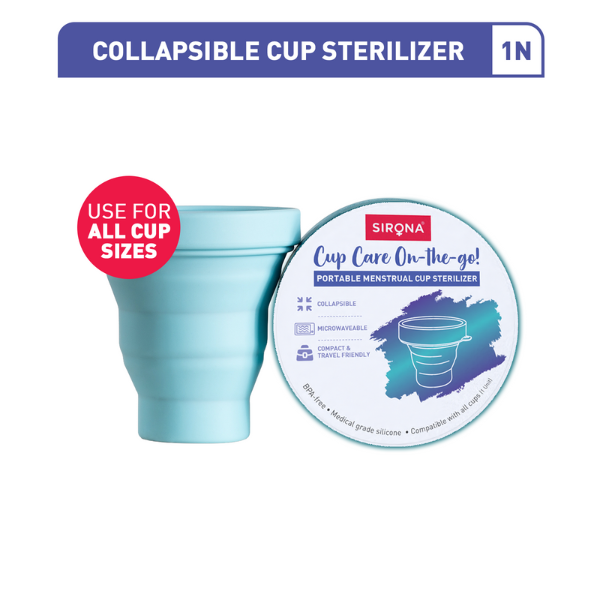Sterilizing Container for Menstrual Cups (1 Pack of 1 Cup)