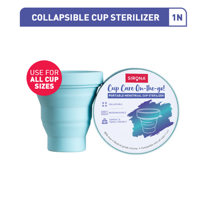 Sterilizing Container for Menstrual Cups (1 Pack of 1 Cup)