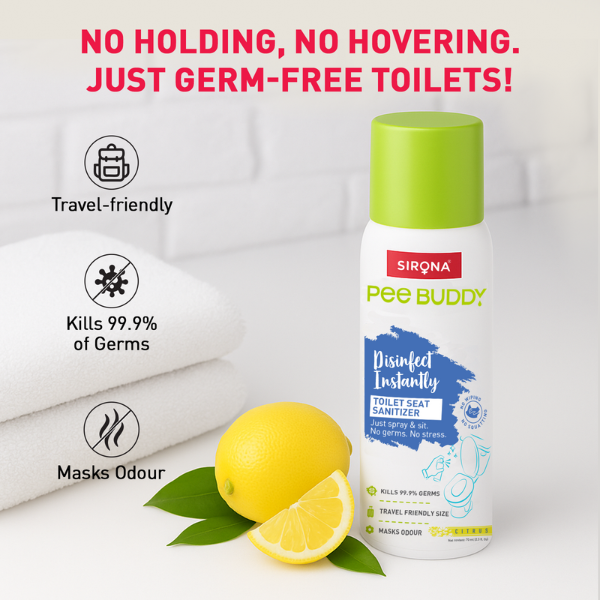 Sirona Pee Buddy toilet cleaner bottle 