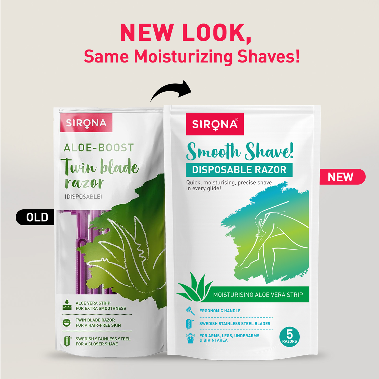 Aloe Boost Twin Blade Disposable Razor