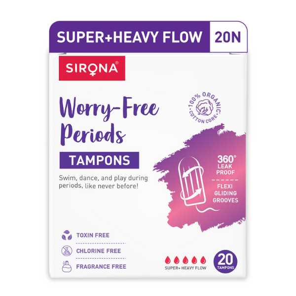 Sirona Super+ Heavy Flow Tampons