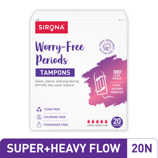 Sirona Super+ Heavy Flow Tampons