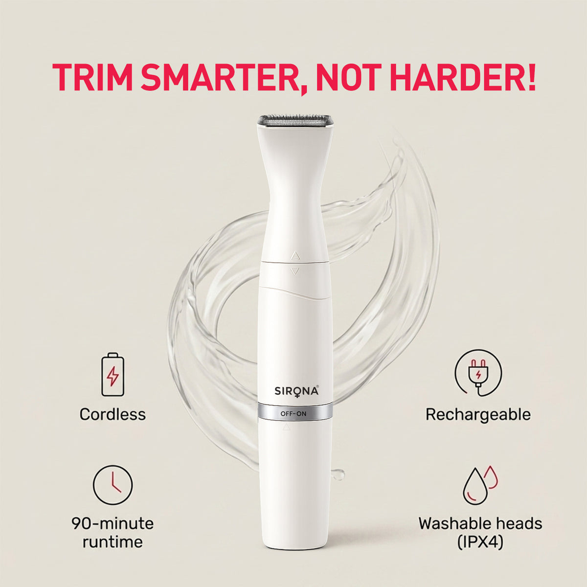 4-in-1 Face &amp; Body Trimmer for Women