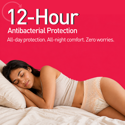 Disposable Period Panties | Pain Relief Patches | Intimate Wet Wipes Combo