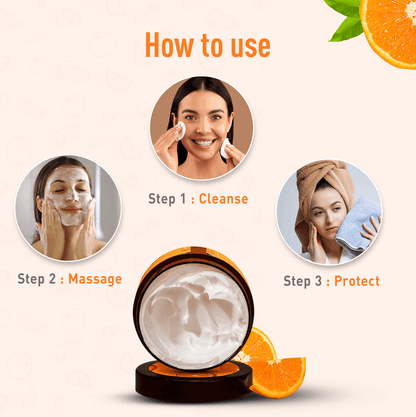 Sirona Vitamin C Face Cream | Daily Vitamin C Cream for Radiant &amp; Even toned Skin, Reduces Dark Spots, For All Skin Types, Paraben Free - (50 gm)