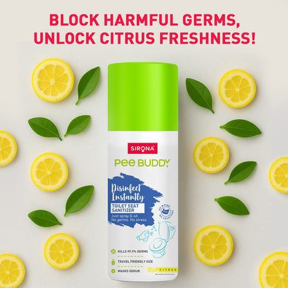 PeeBuddy Toilet Seat Sanitizer (Pack of 3) - 30 ml