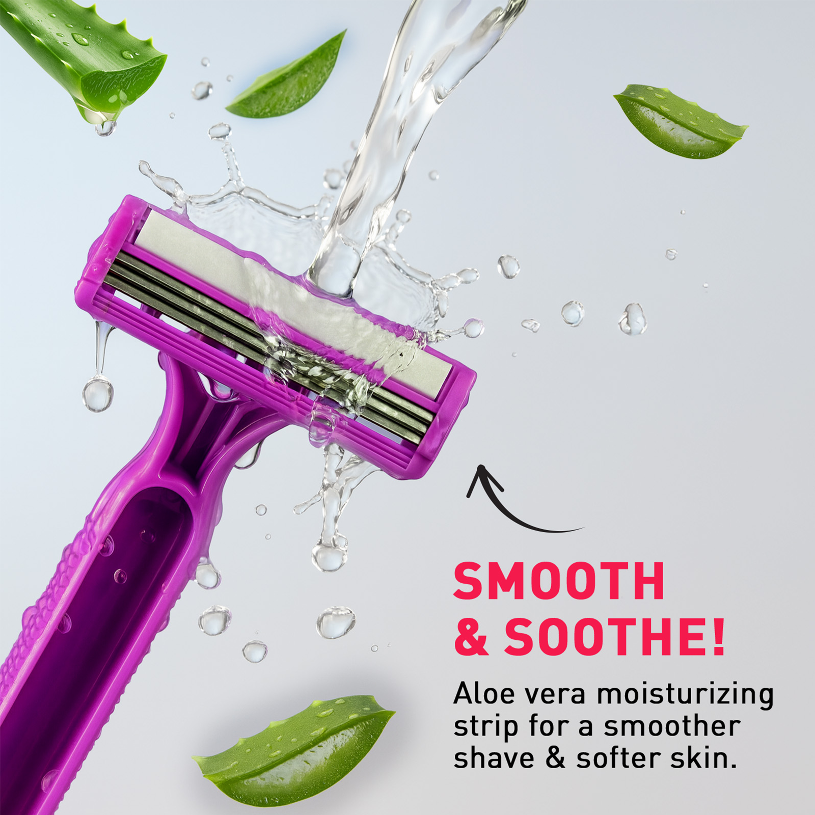 Aloe Boost Twin Blade Disposable Razor