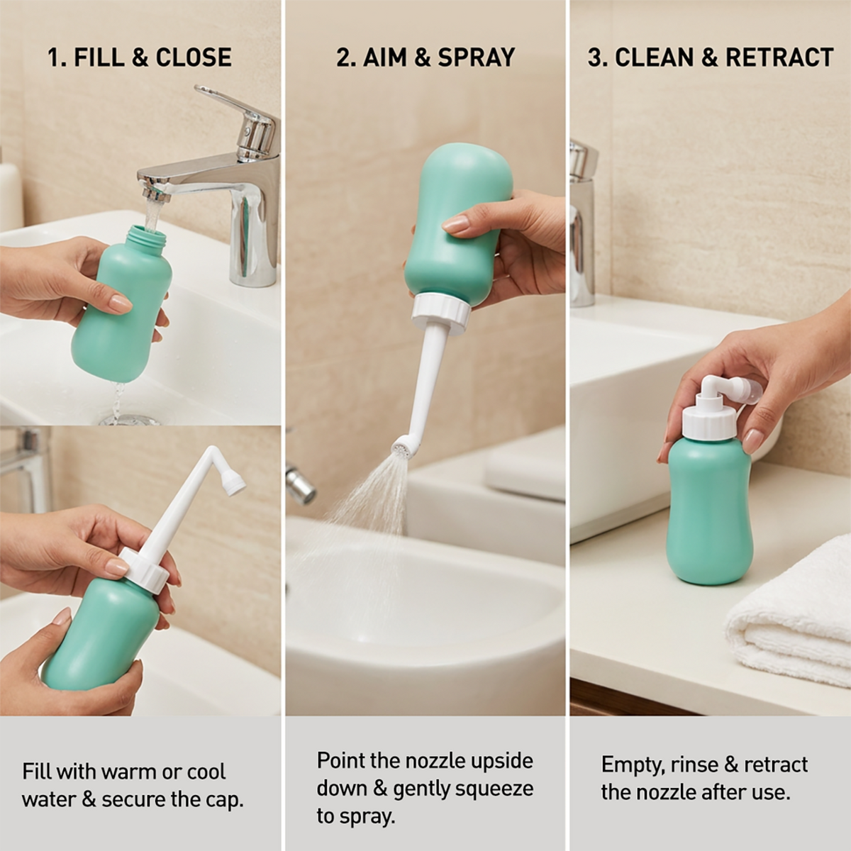 PeeBuddy Portable Jet Spray - 350ml Volume