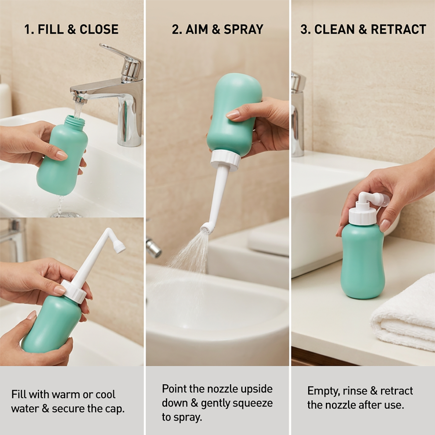 PeeBuddy Portable Jet Spray - 350ml Volume