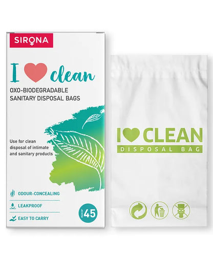 Sanitary and Diaper Disposal Bags (Pack of 45 Bags)