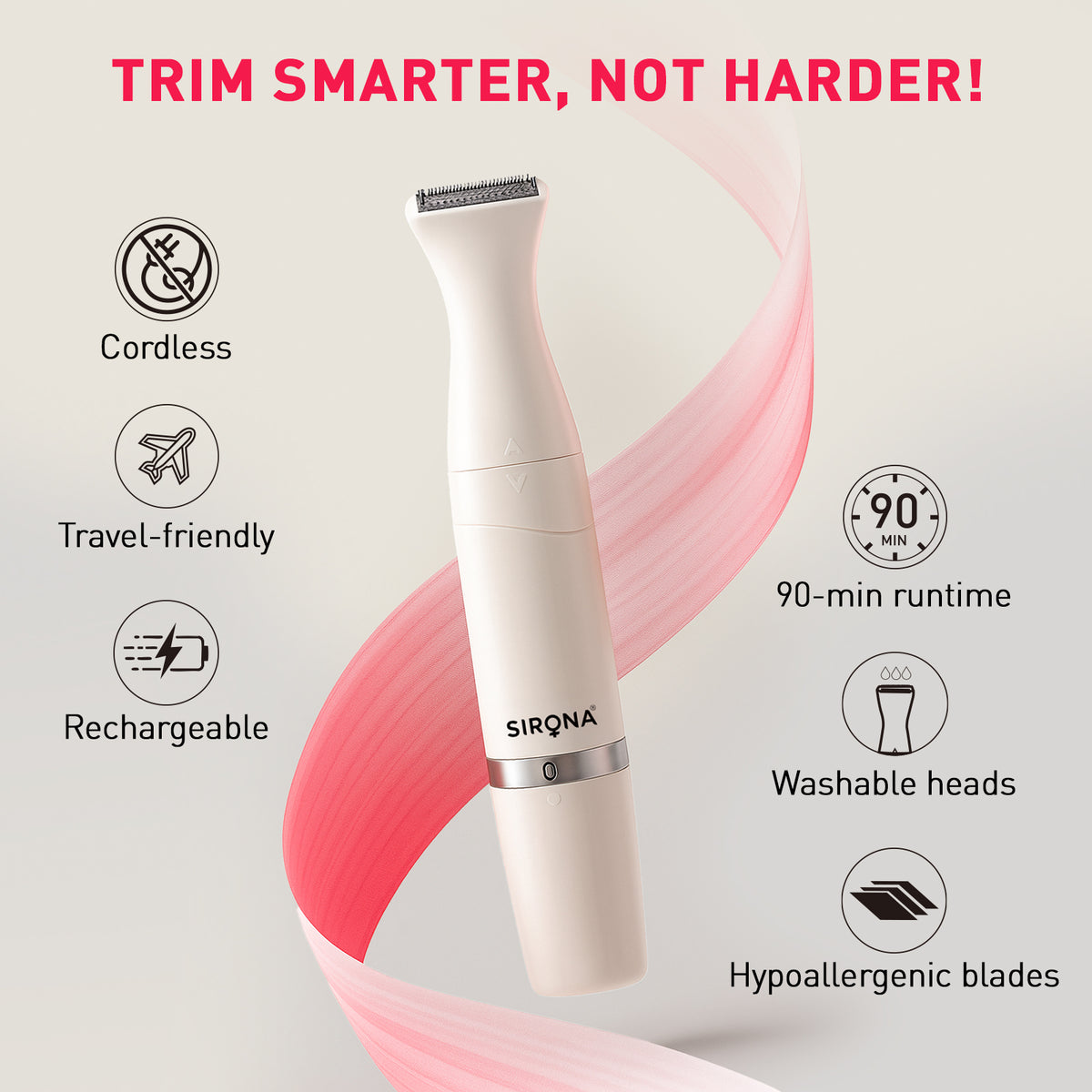 4-in-1 Face &amp; Body Trimmer for Women