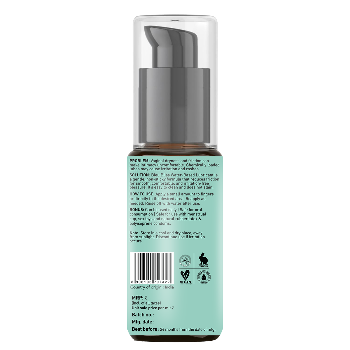 Buy Bleu Bliss Lubricant - Chocolate Flavour (50 ml) Online @ Best Price -  Sirona  Sirona Hygiene Private Limited