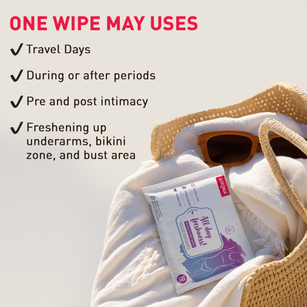 Intimate Wet Wipes (1 Pack of 10 Wipes)