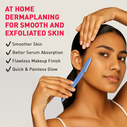 Sirona Reusable Face Razors for Women for Facial Hair - Pack of 3