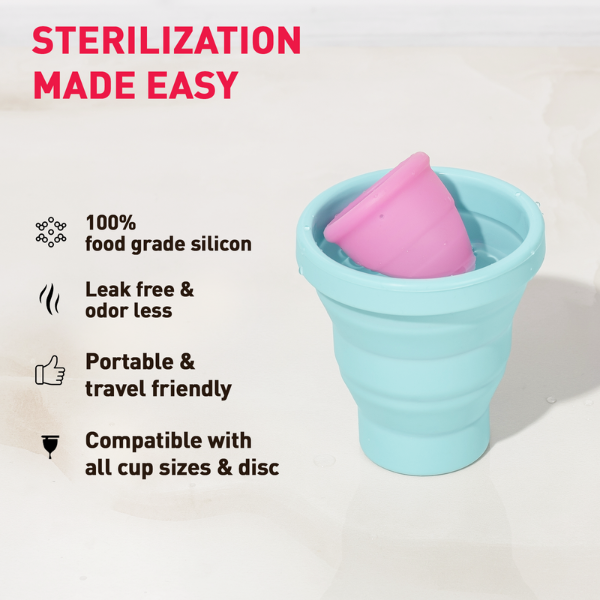 Sterilizing Container for Menstrual Cups (1 Pack of 1 Cup)