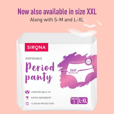 Disposable Period Panty L-XL (Pack of 2)