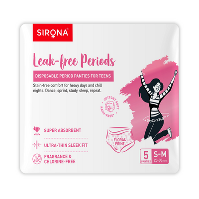 Disposable Teens Period Pants - Pack of 5