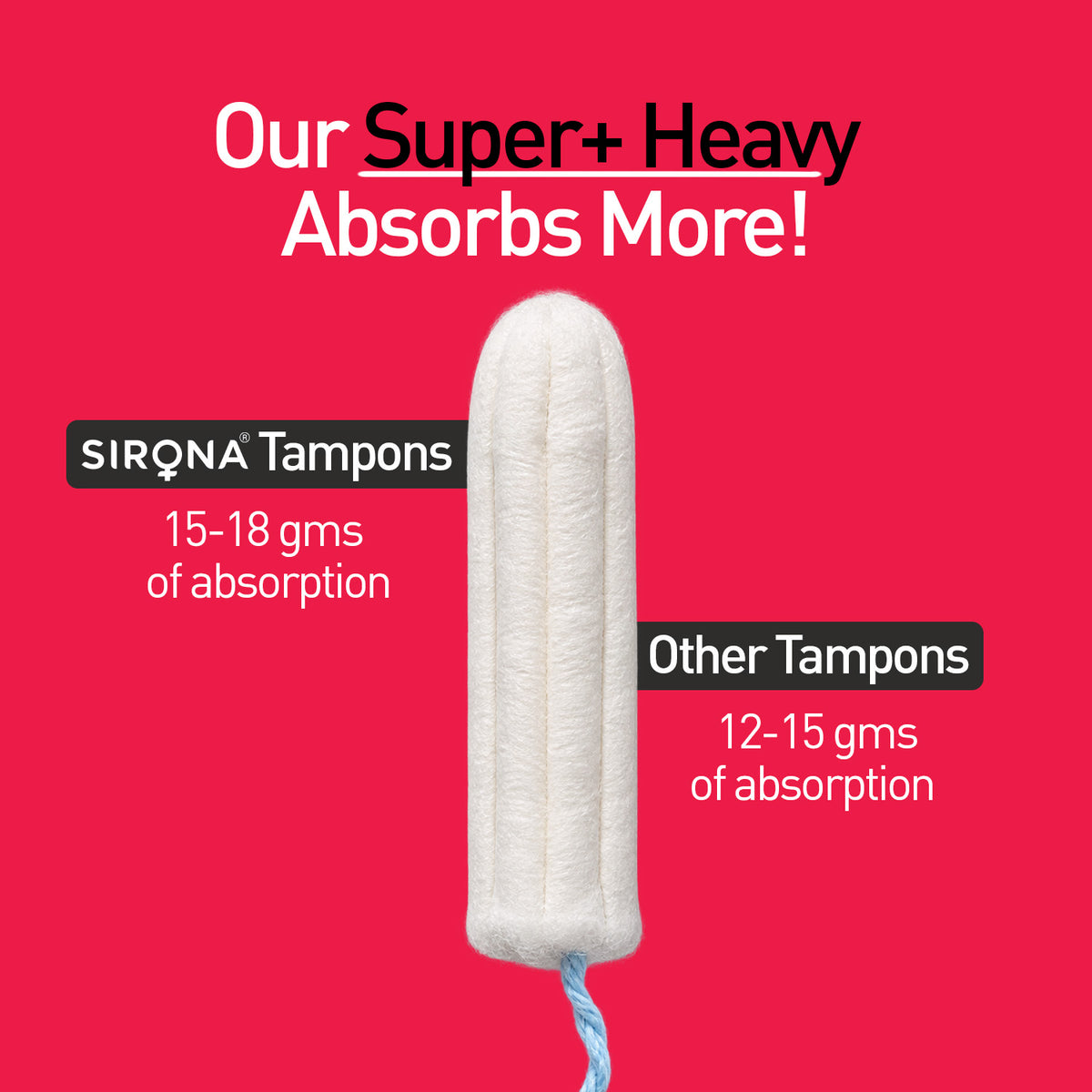 Digital Tampon Super+ Heavy Pack of 8