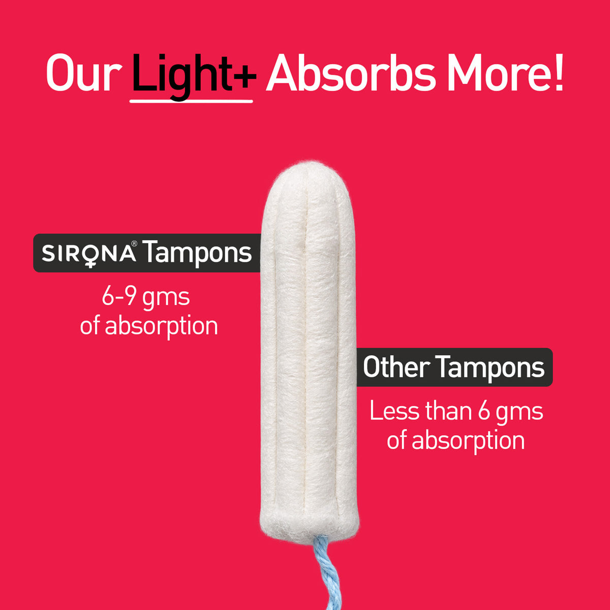 Digital Tampon Light + Flow (Pack of 20)