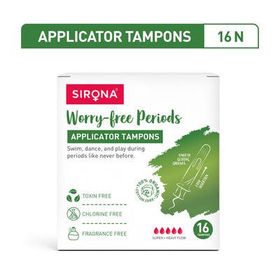 Applicator Tampons (1 Pack of 16 Heavy Flow Tampons)