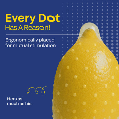 Bleu Dotted Vegan Condoms (1 Pack of 3)