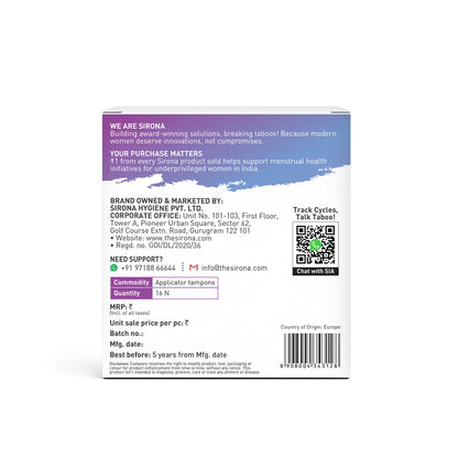 Applicator Tampons (1 Pack of 16 Regular Flow Tampons)
