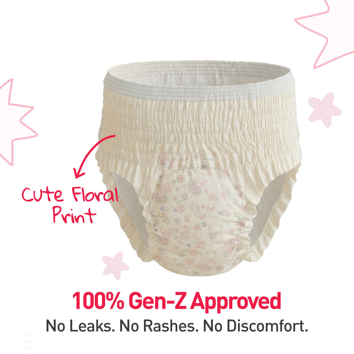 Sirona Disposable Teens Period Pants – Pack of 5, Ultra-Soft Leak-Proof Protection