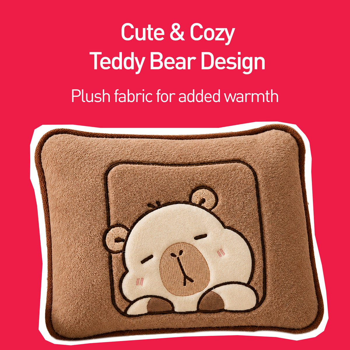 Cute Teddy Electric Hot Water Bag for Period Pain, Cramps &amp; Relaxation