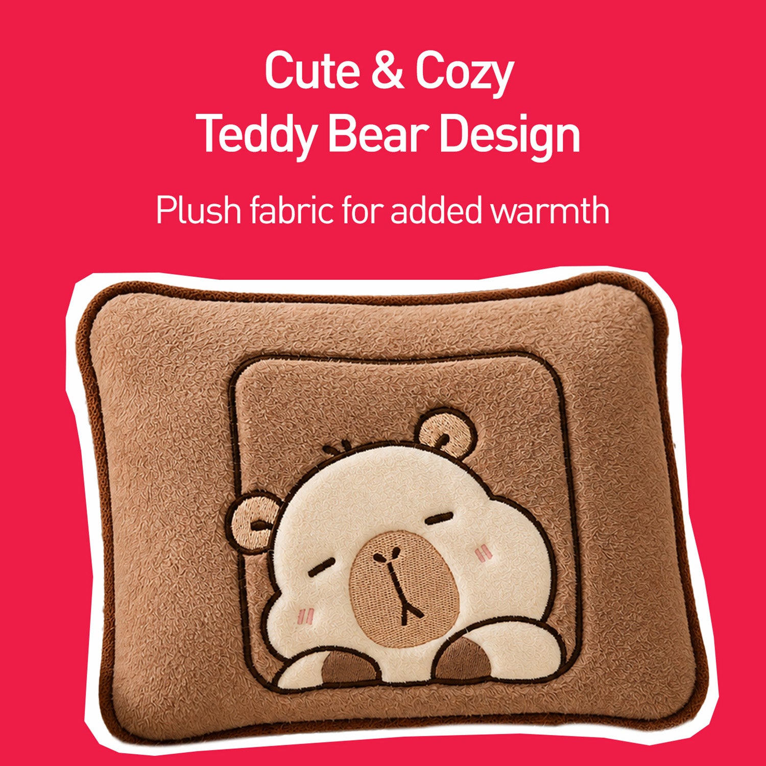 Cute Teddy Electric Hot Water Bag for Period Pain, Cramps &amp; Relaxation