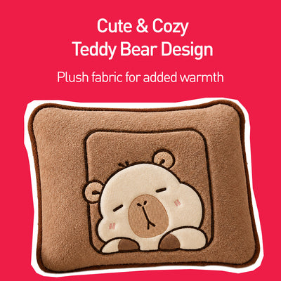 Cute Teddy Electric Hot Water Bag for Period Pain, Cramps &amp; Relaxation