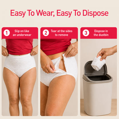 Incontinence Panties for Women - Pack of 10